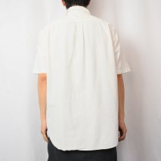 画像3: Ralph Lauren "CLASSIC FIT" シアサッカーボタンダウンシャツ XL (3)