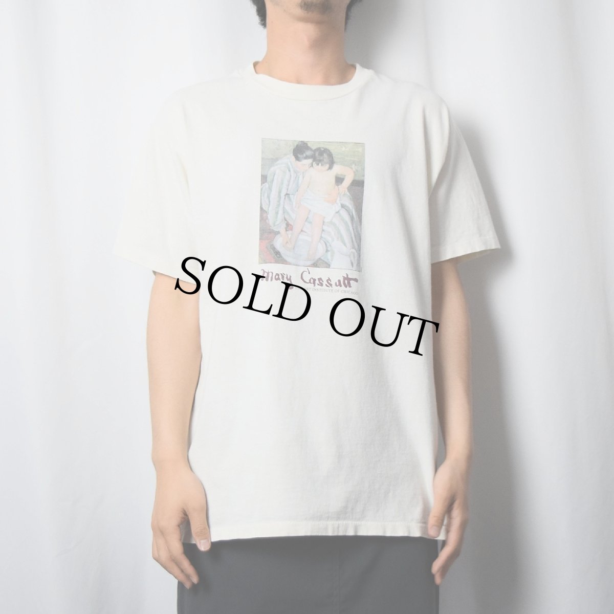 画像2: 90's Mary Cassatt's USA製 アートプリントTシャツ L (2)