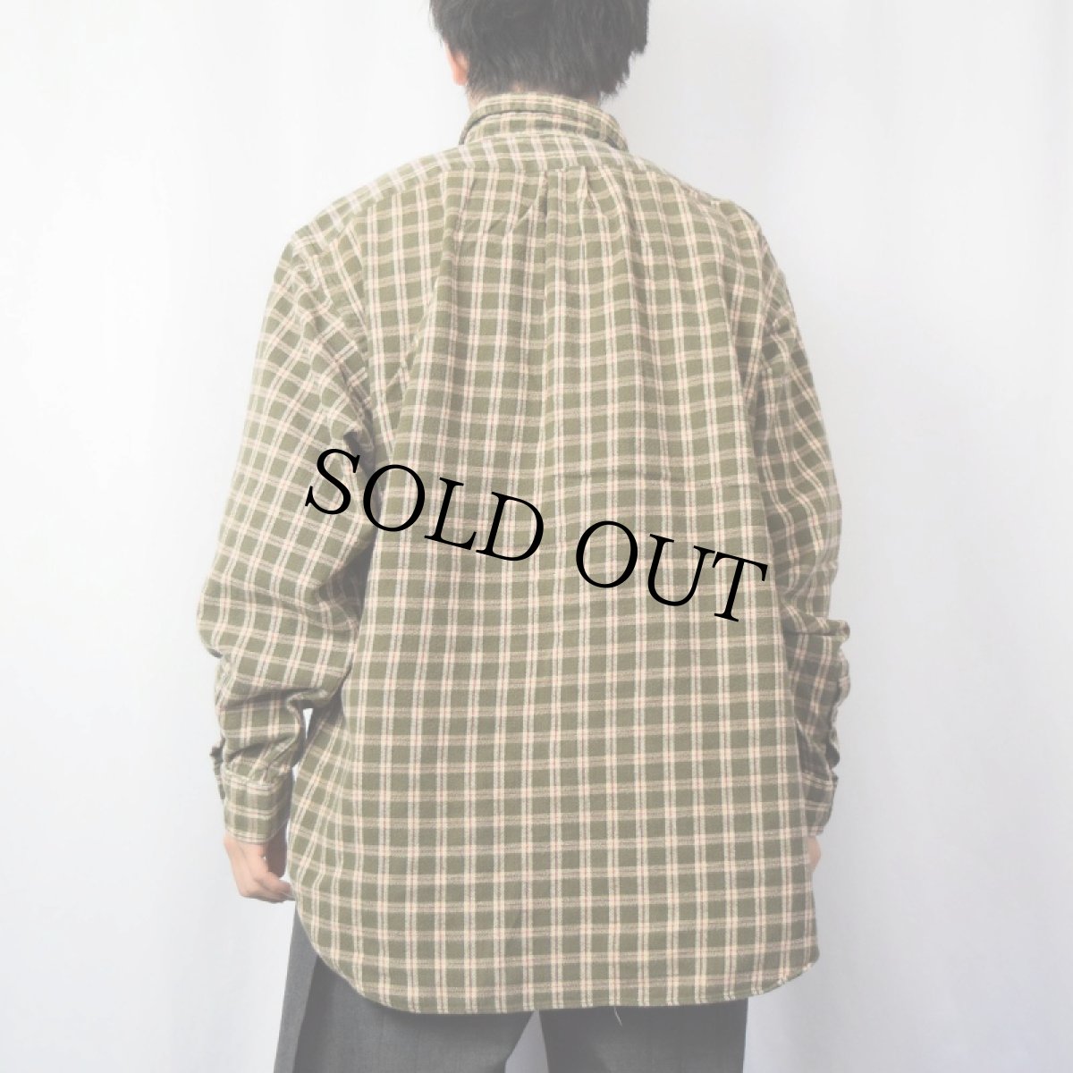 画像3: POLO Ralph Lauren "WHITFIELD" チェック柄 ヘビーネルシャツ XL (3)