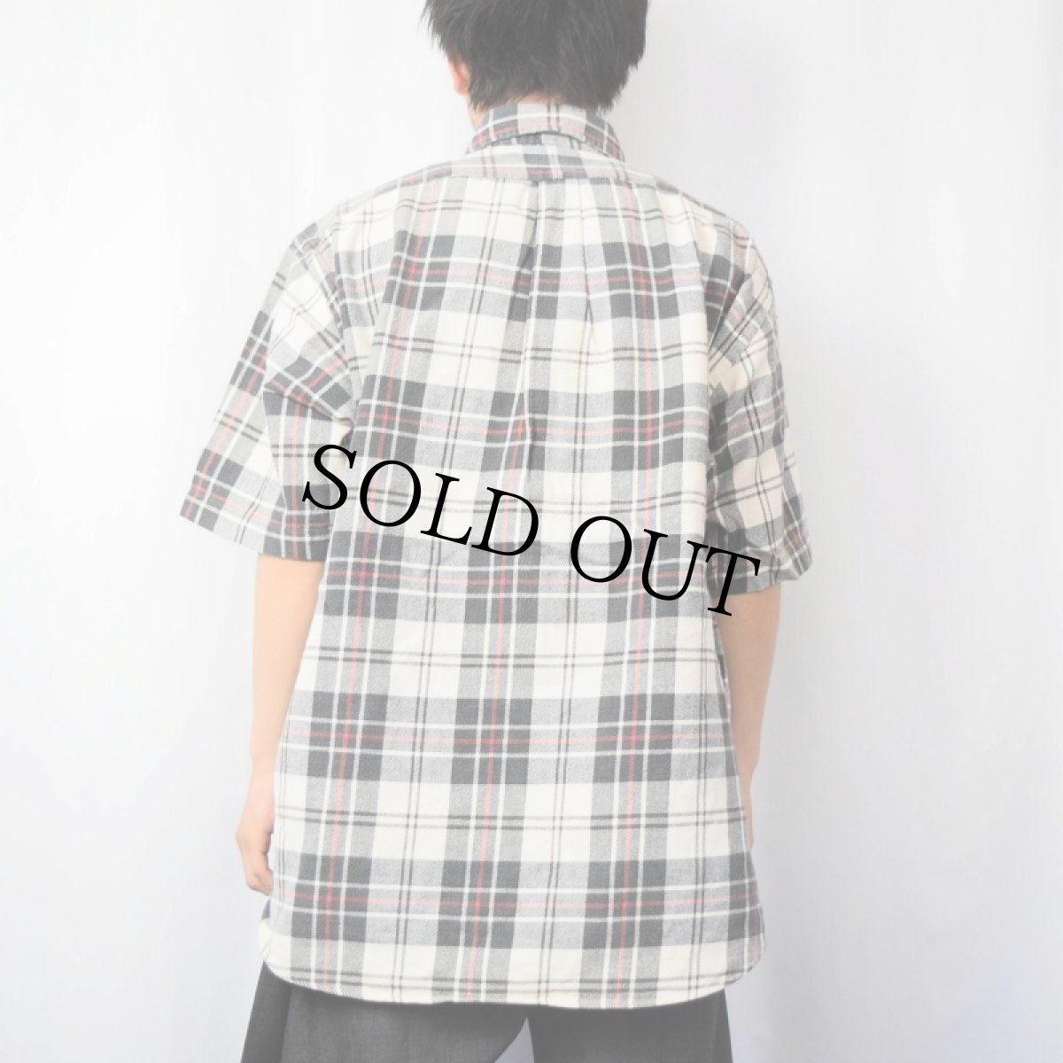 画像3: POLO Ralph Lauren "BLAIRE" チェック柄 ボタンダウン ヘビーネルシャツ L (3)