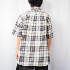 画像3: POLO Ralph Lauren "BLAIRE" チェック柄 ボタンダウン ヘビーネルシャツ L (3)
