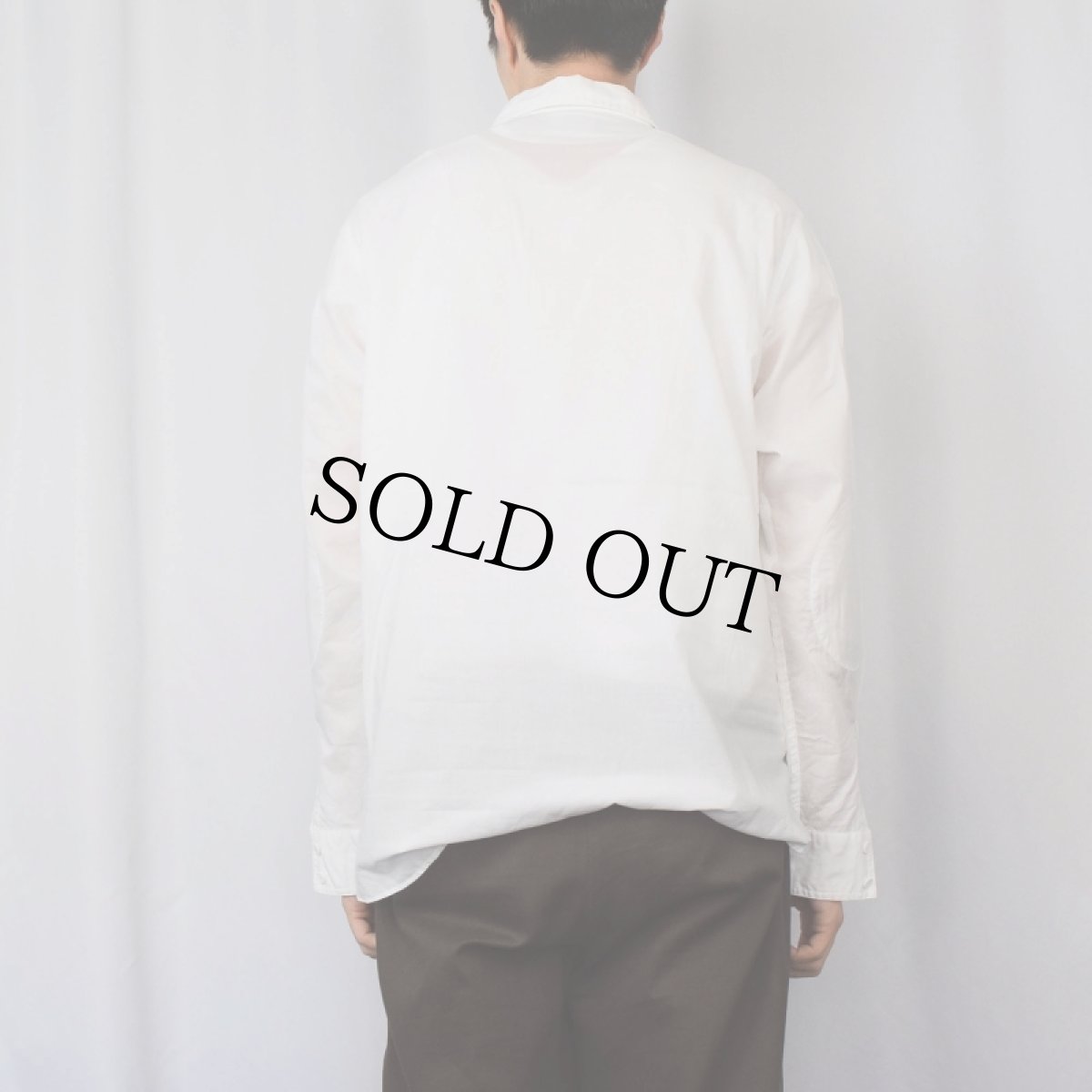 画像3: POLO Ralph Lauren エルボーパッチ付き プルオーバーシャツ M (3)