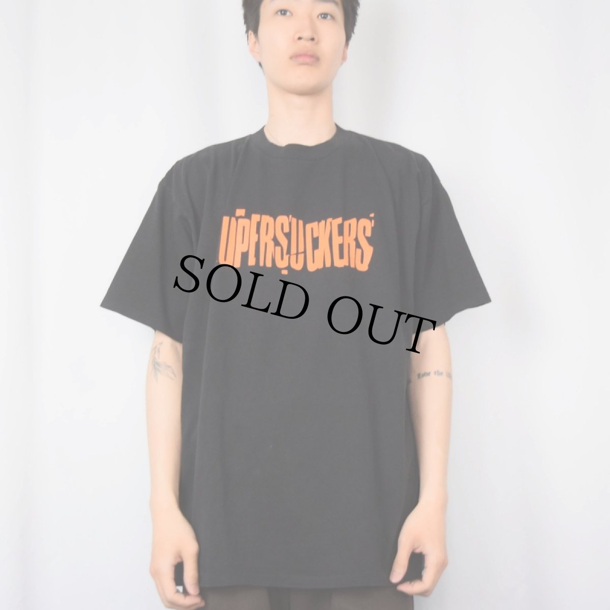 画像2: 【SALE】 90's SUPERSUCKERS USA製 ロックバンドTシャツ BLACK XL (2)