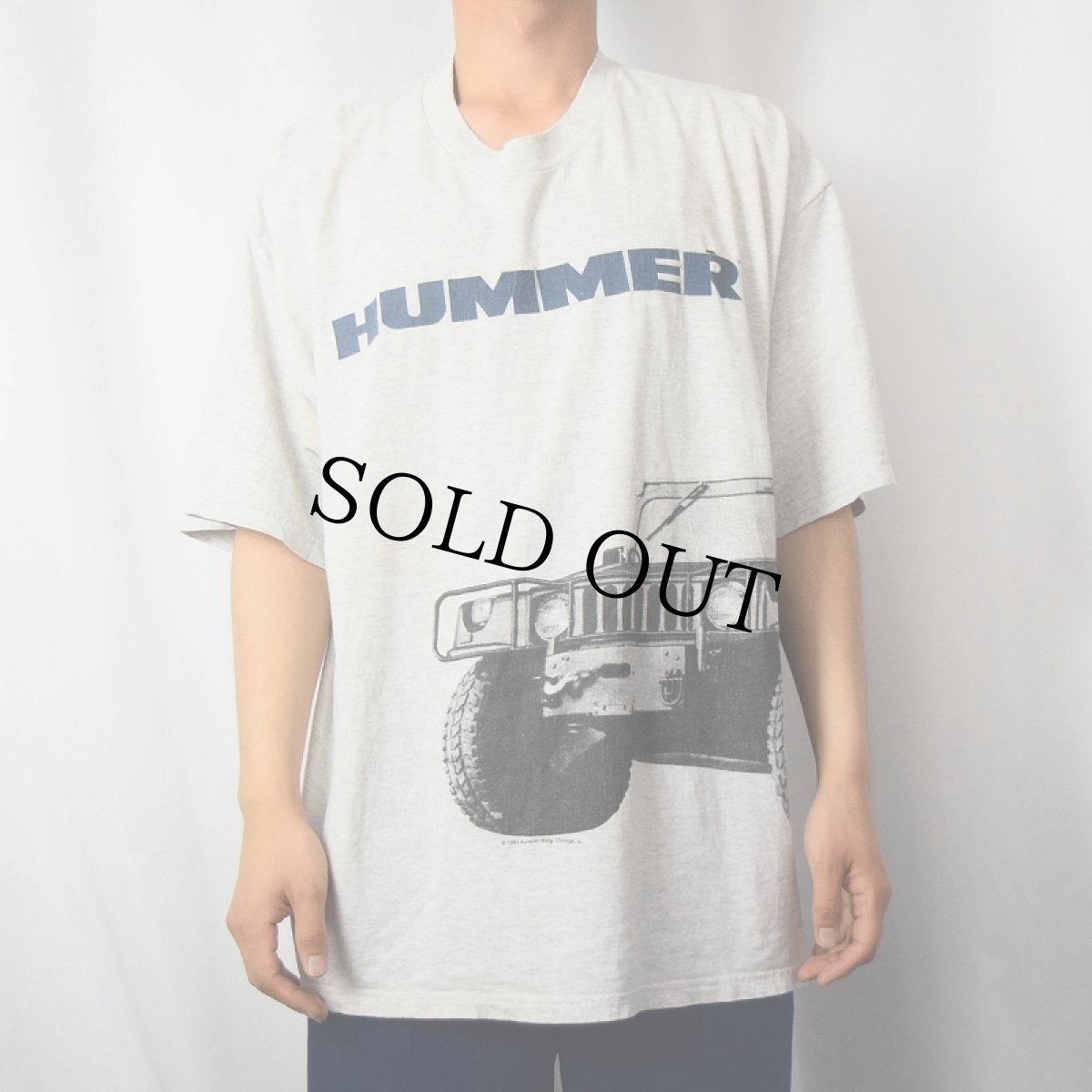 画像3: 90's Lee USA製 "HUMMER" 自動車メーカー 巻きプリントTシャツ XL (3)