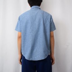 画像3: 70〜80's FIVE BROTHER USA製 シャンブレーシャツ SIZE15-M-15 1/2 (3)