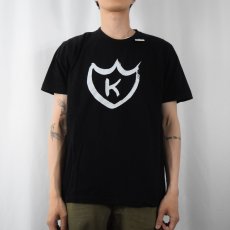 画像2: K Records レコードレーベルプリントＴシャツ BLACK (2)