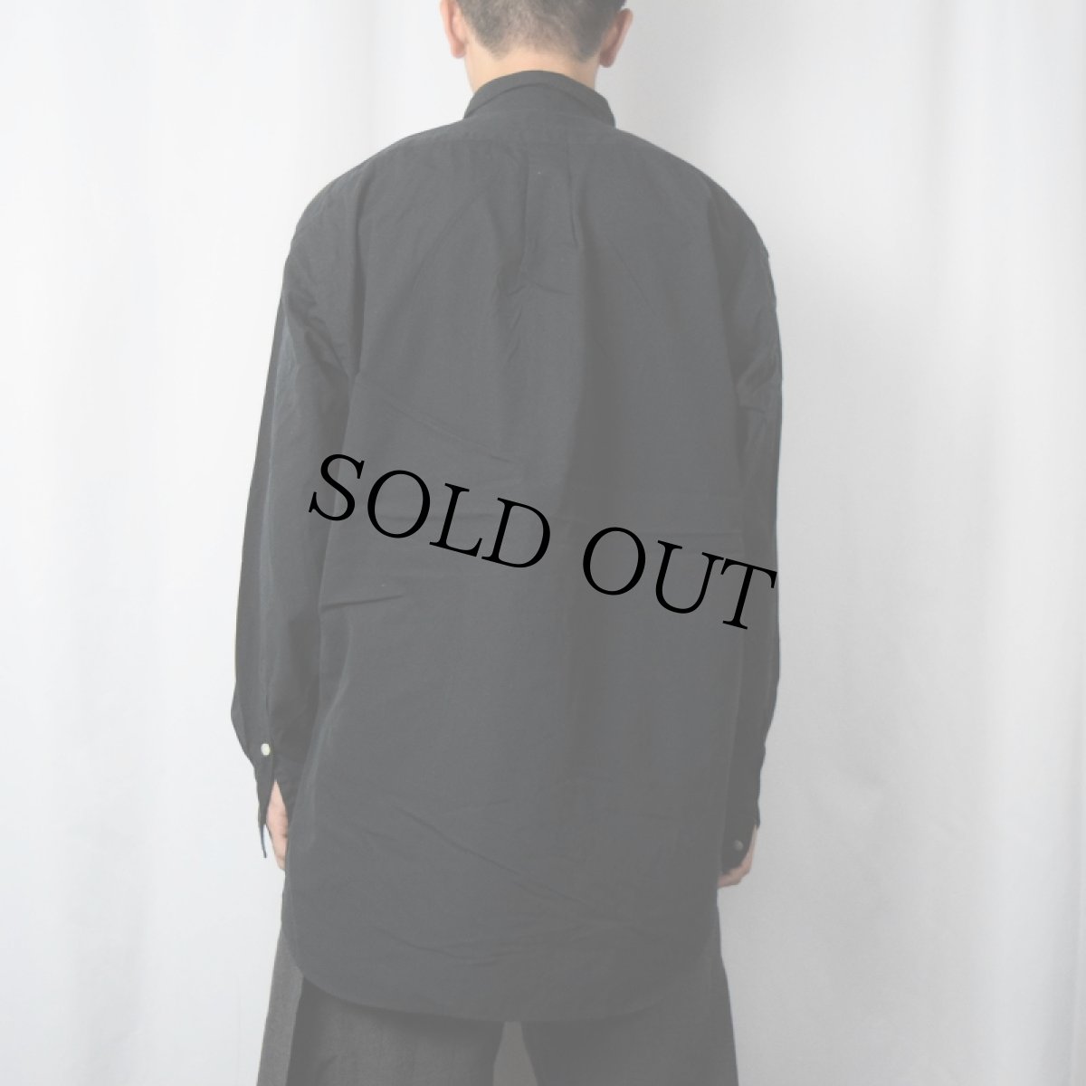 画像3: Ralph Lauren "BLAKE" ロゴ刺繍 コットンボタンダウンシャツ BLACK L (3)