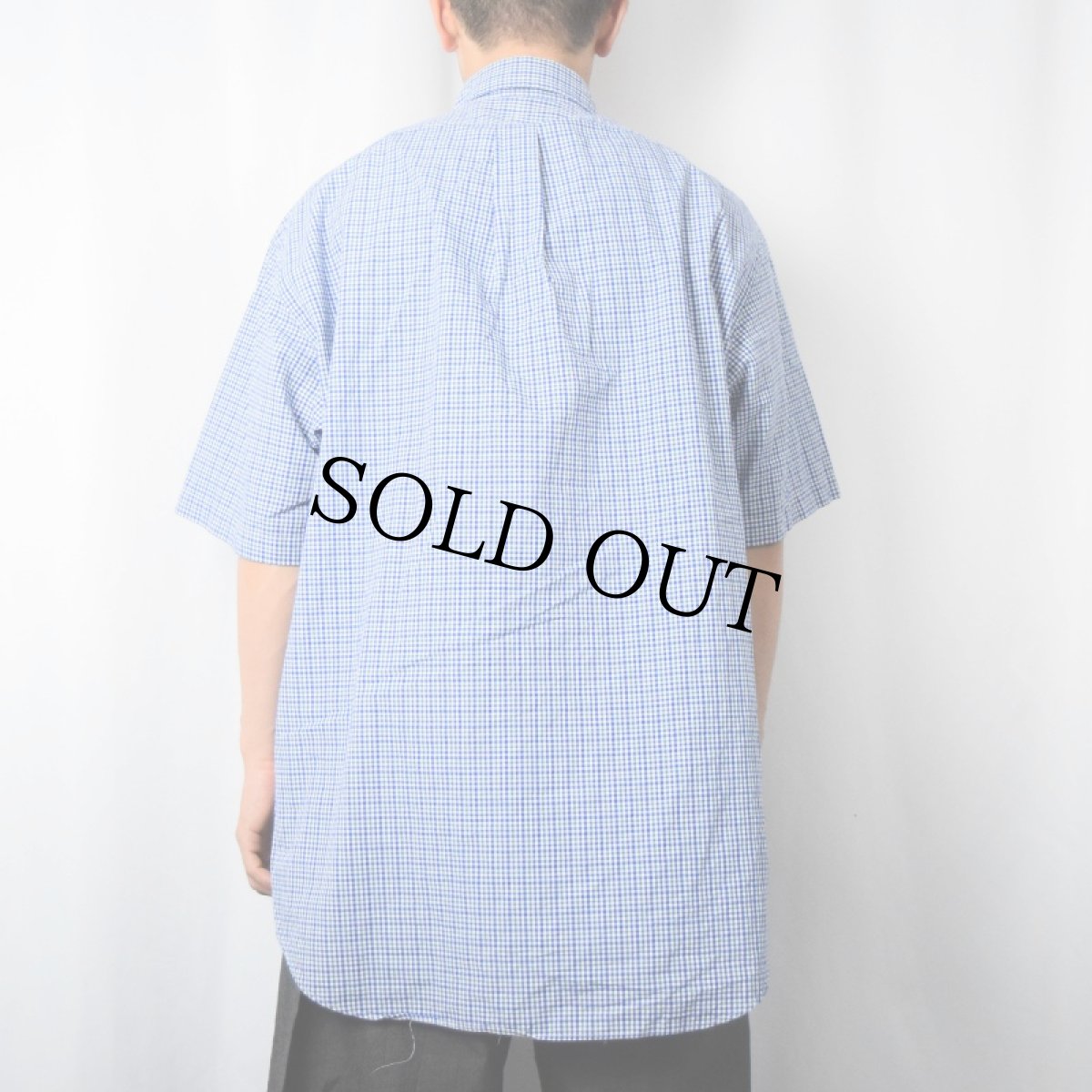 画像3: Ralph Lauren "BLAKE" ギンガムチェック柄 コットンボタンダウンシャツ L (3)