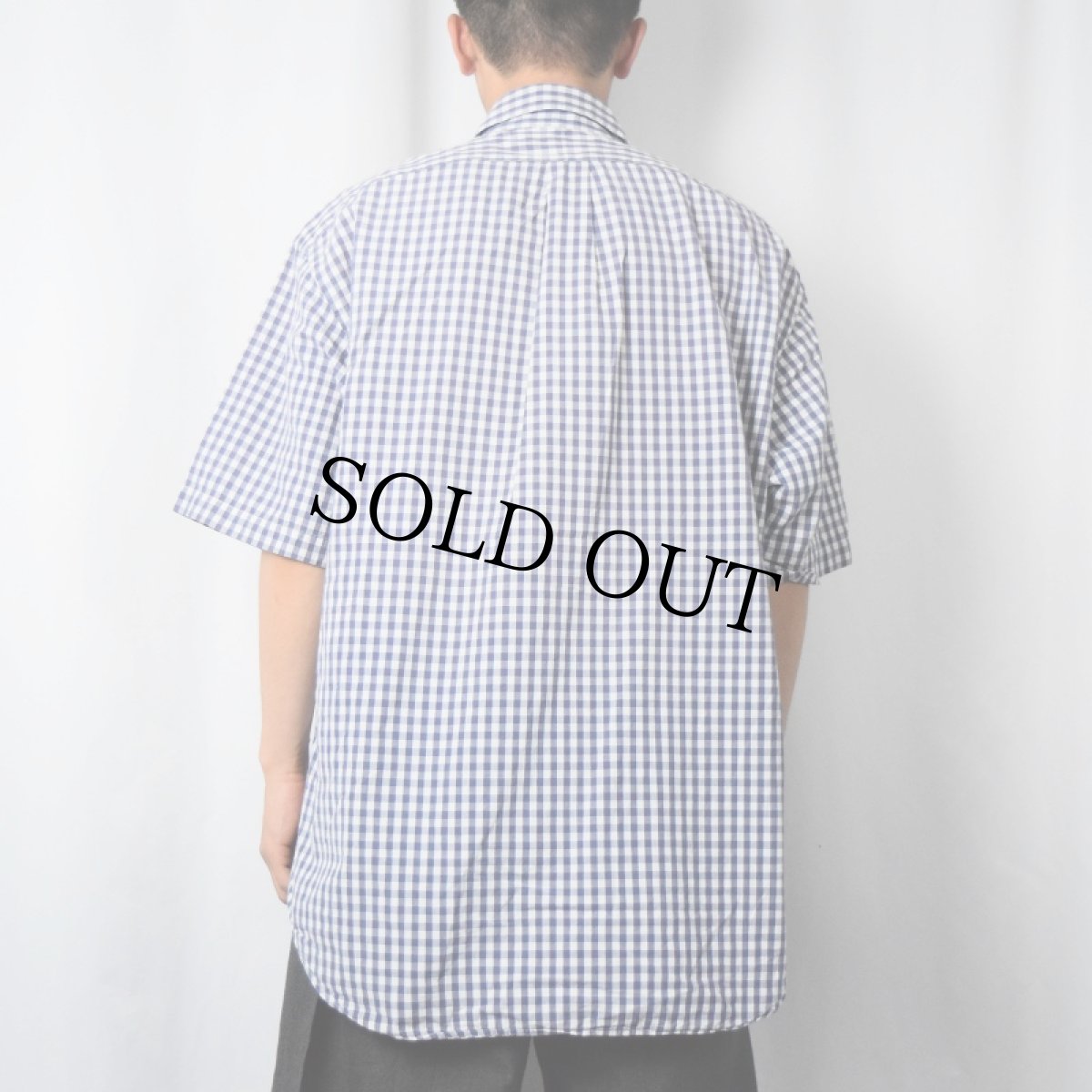 画像3: Ralph Lauren "BLAKE" ギンガムチェック柄 コットンボタンダウンシャツ L (3)