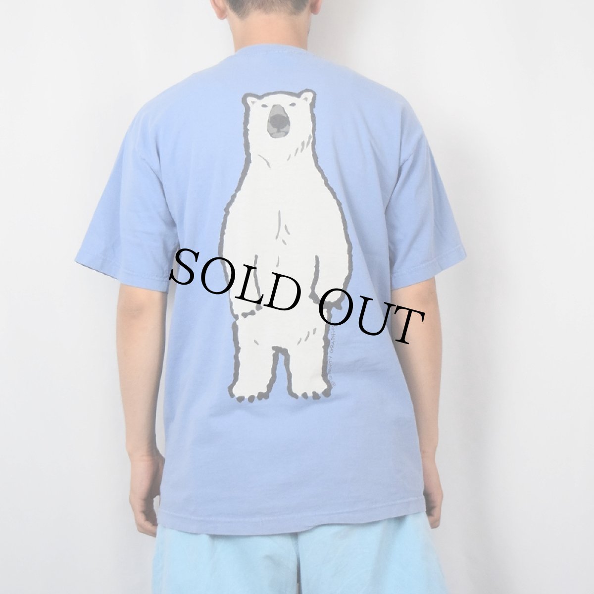 画像4: 90's GRAVITY GRAPHICS USA製 "Polar Bear" プリントTシャツ M (4)