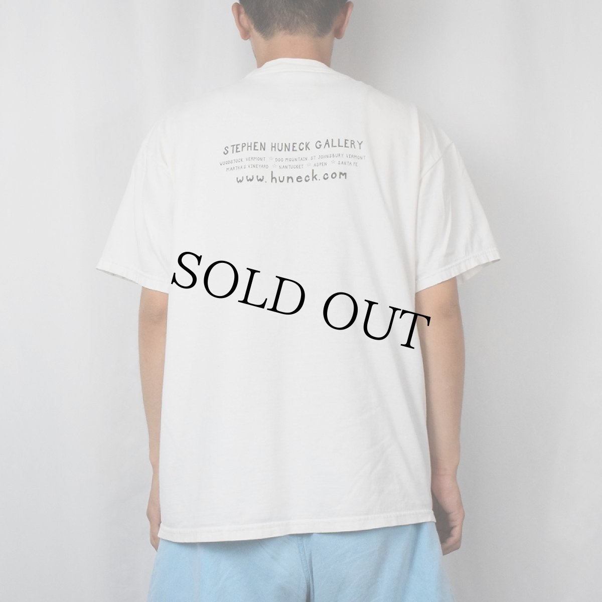 画像4: 90's Lee STEPHEN HUNECK "LOVE IS GIVE AND TAKE" アートプリントＴシャツ L (4)