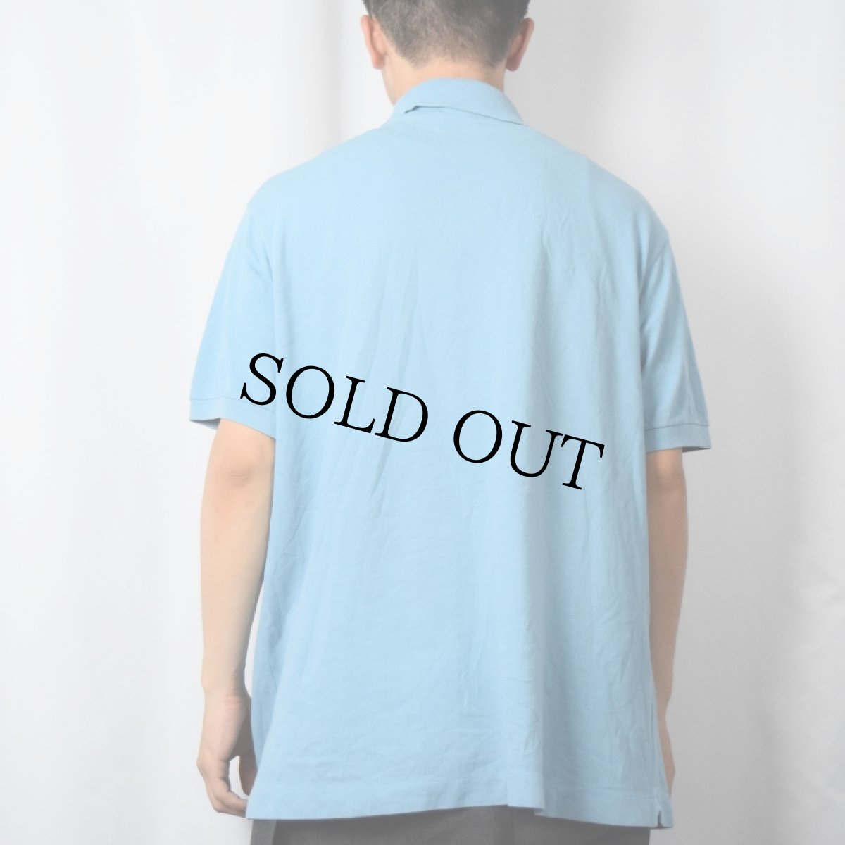 画像3: 70〜80's CHEMISE LACOSTE FRANCE製 ロゴワッペンコットンポロシャツ SIZE6 (3)