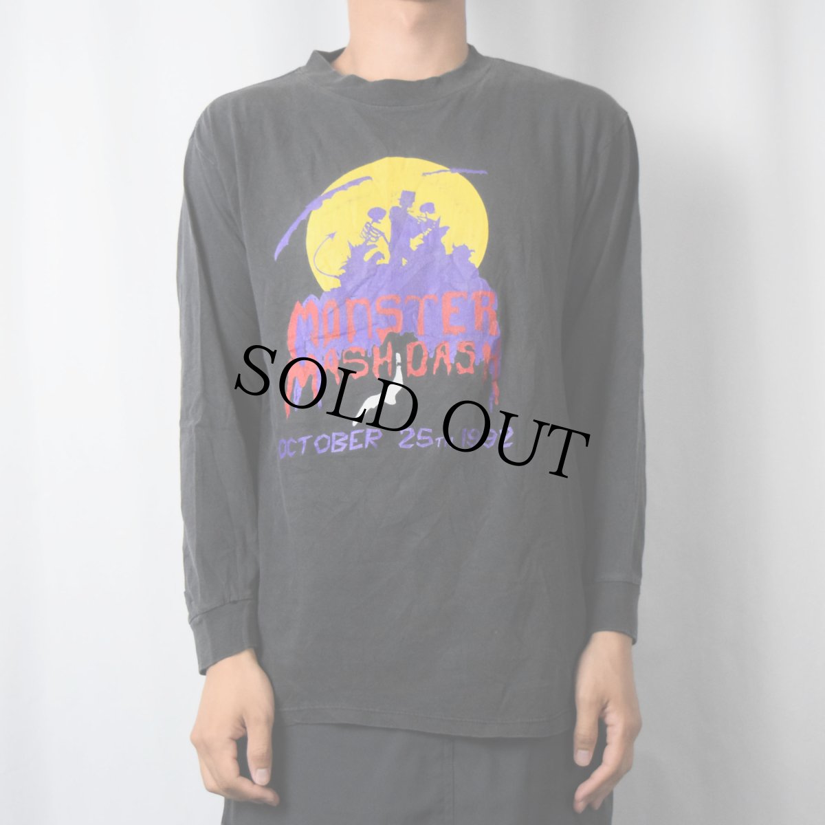 画像3: 90's MONSTER MASH DASH USA製 イベントプリントTシャツ BLACK M (3)