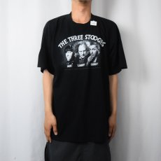 画像2: THE THREE STOOGES コメディアンプリントTシャツ BLACK XL (2)
