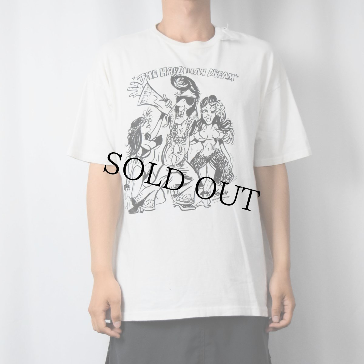 画像2: 90's ALEX WAISLITZ "VIVA LAS VEGAS" ツアーTシャツ L (2)