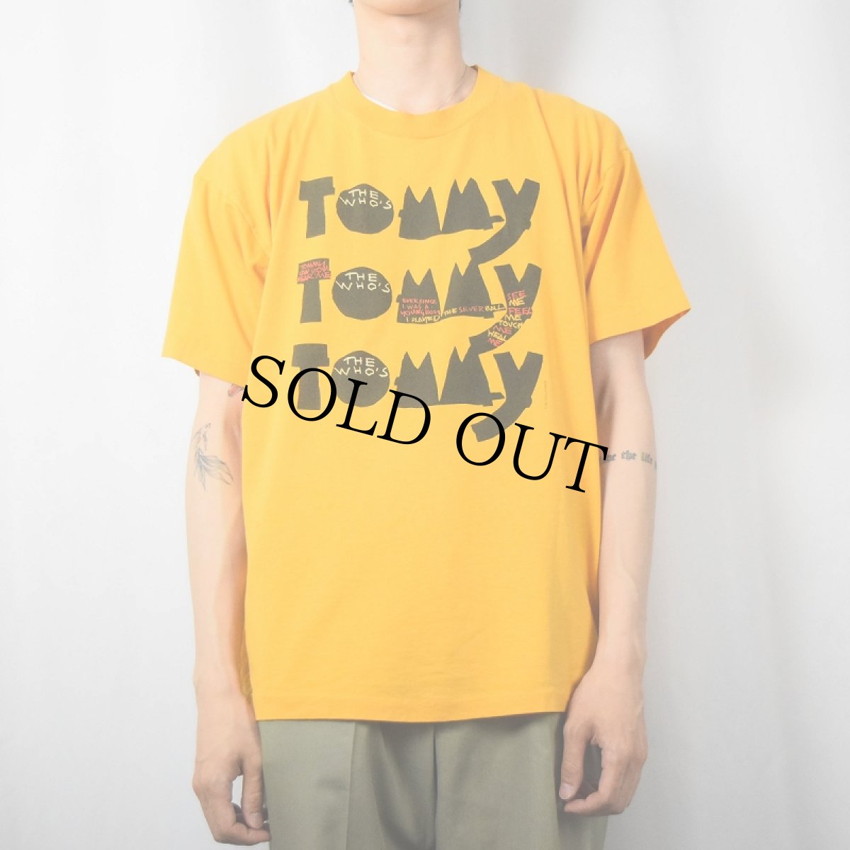 画像3: 90's The Who's Tommy USA製 ミュージカルプリントTシャツ XL (3)
