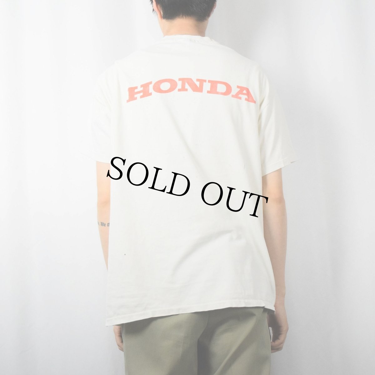 画像4: 90's HONDA USA製 "L.A. MARATHON XI 1996" マラソンプリントTシャツ XL (4)