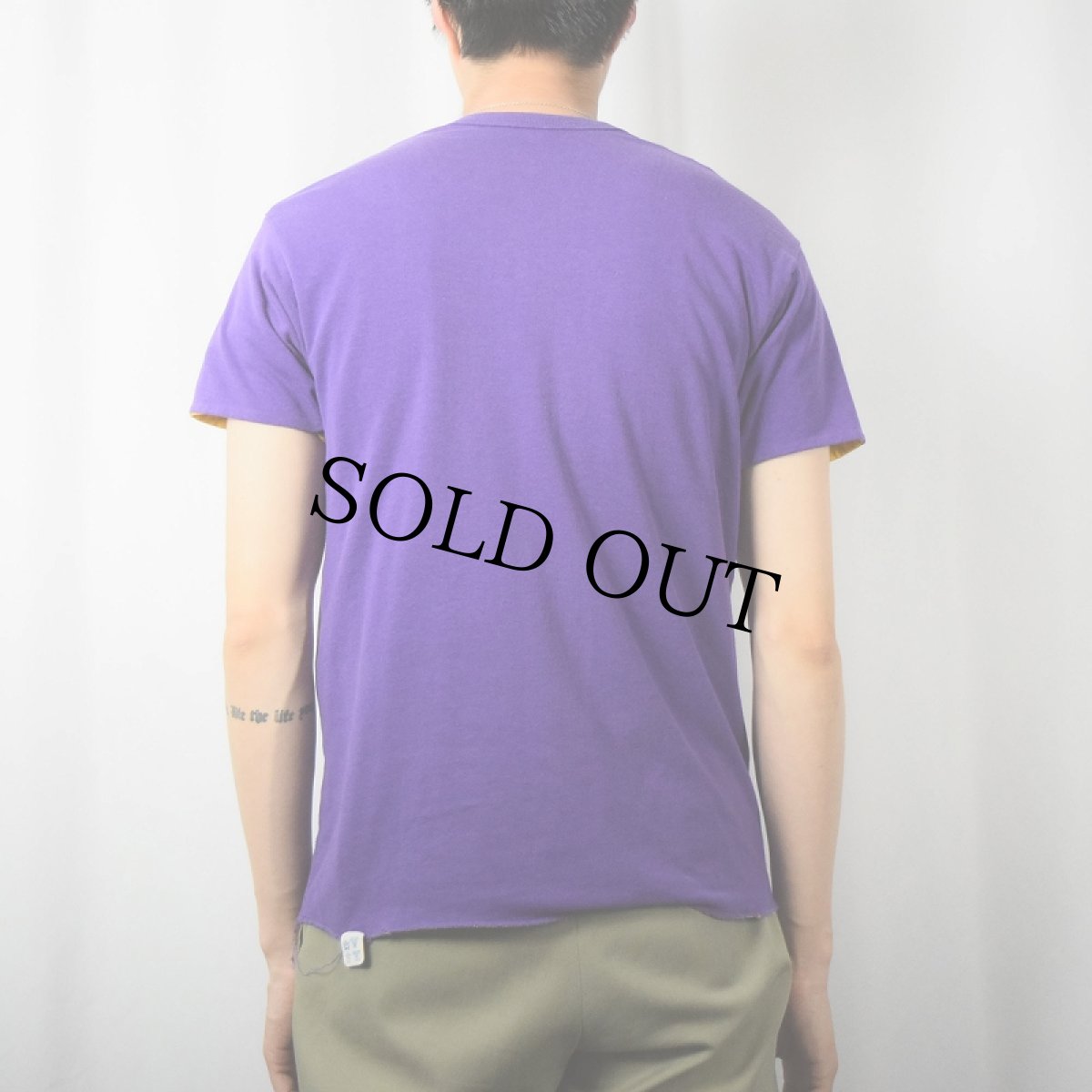 画像4: 80's Champion トリコタグ USA製 "LOCH RAVEN PHYS. EDUC." ダブルフェイス リバーシブルTシャツ M (4)