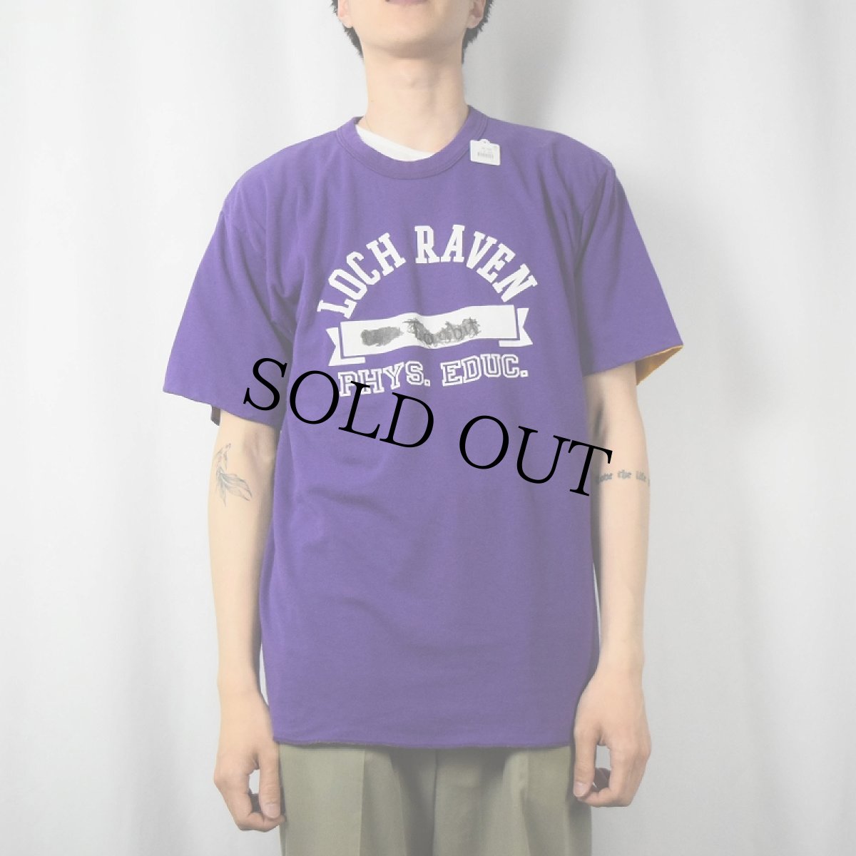 画像3: 〜80's "LOCH RAVEN PHYS. EDUC." ダブルフェイス リバーシブルTシャツ (3)