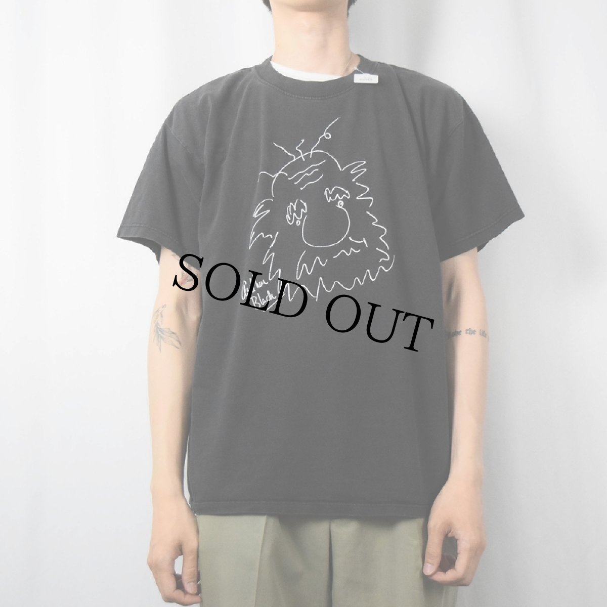 画像3: BASIC BLACK with Arthur Black ラジオ番組プリントTシャツ L (3)