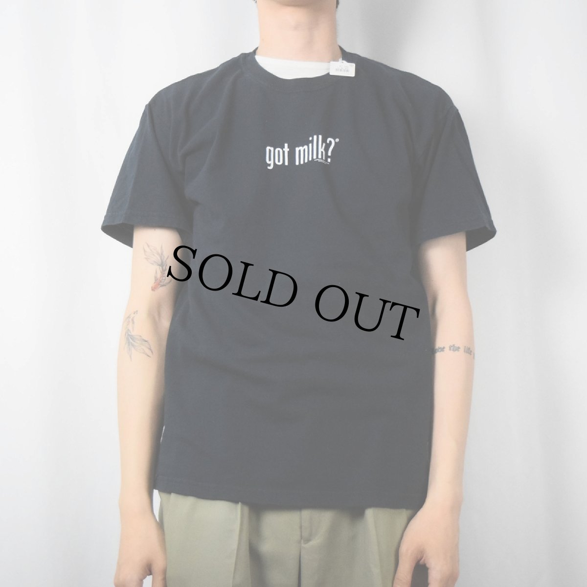 画像2: "got milk?" キャンペーンプリントTシャツ BLACK M (2)