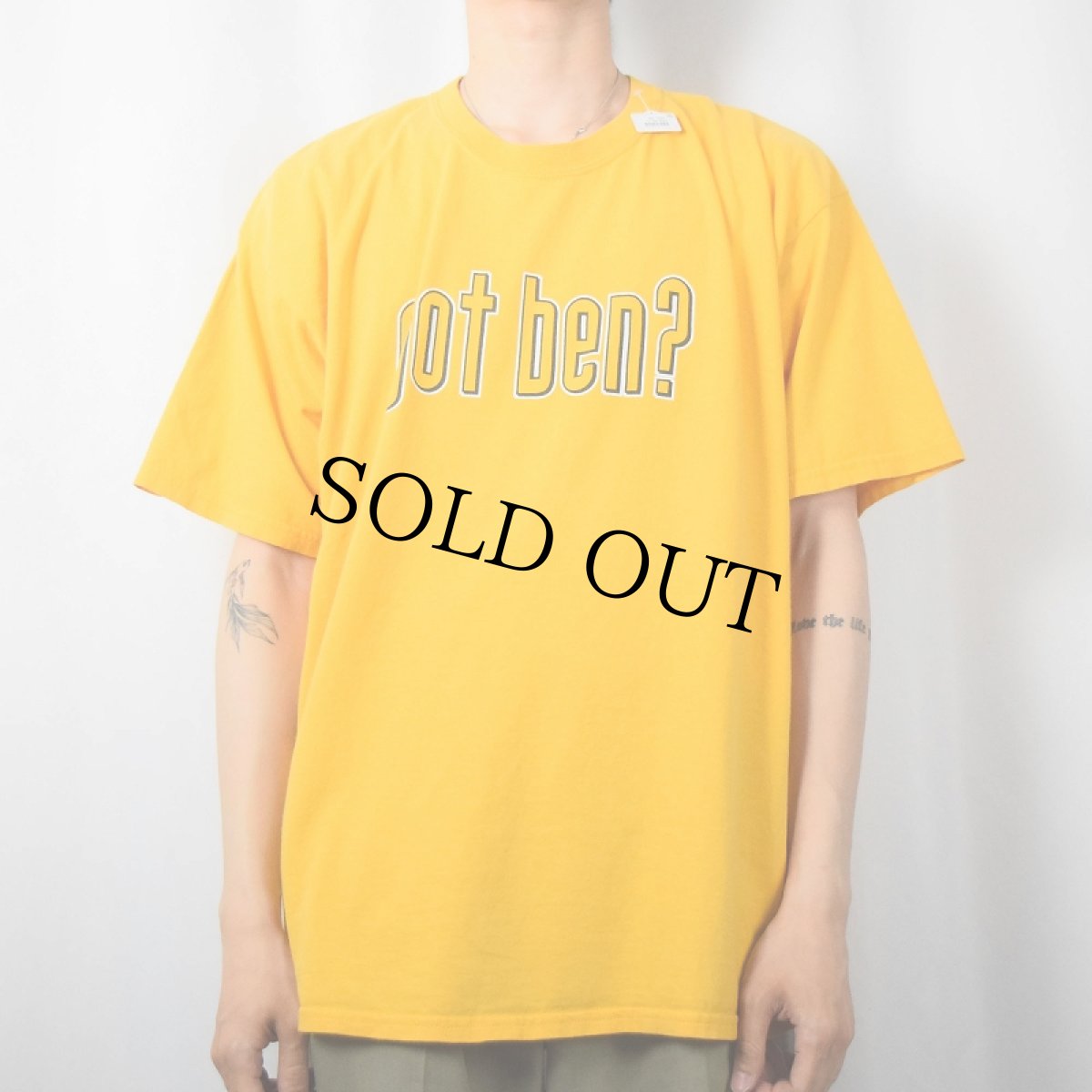 画像2: "got ben?" パロディプリントTシャツ XL (2)