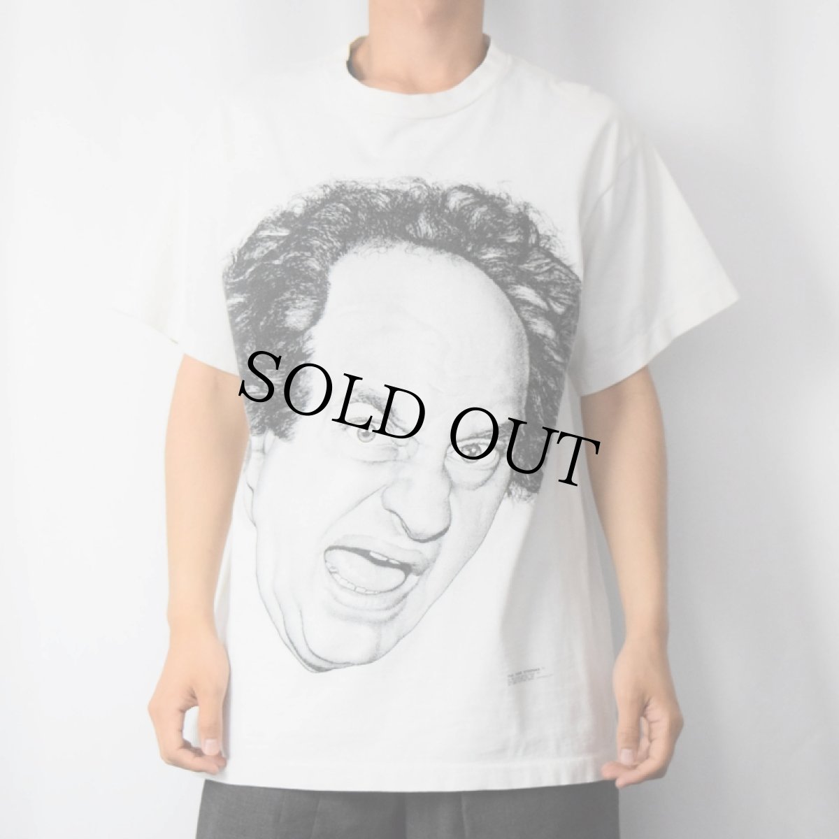画像2: 90's THE THREE STOOGES コメディアンプリントTシャツ L (2)