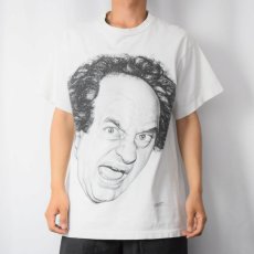 画像2: 90's THE THREE STOOGES コメディアンプリントTシャツ L (2)