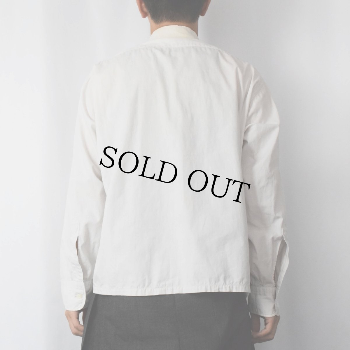 画像3: 50's WINGS ROCKRT コットンシャツ SIZE16 1/2-3 (3)