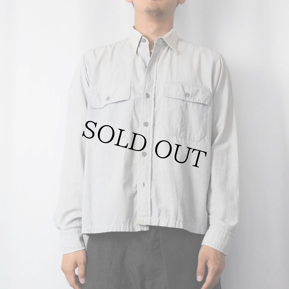 画像2: 50's ARROW コットンシャツ (2)