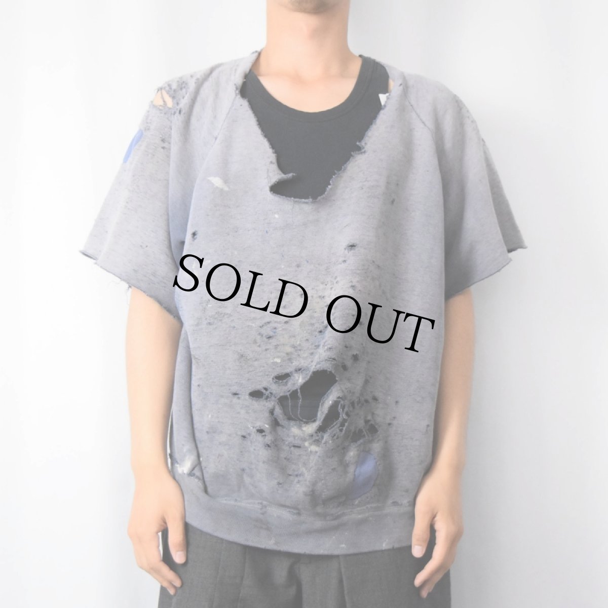 画像2: 60's Unknown カットオフスウェット (2)