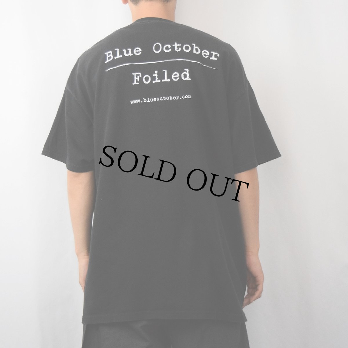 画像4: 2000's Blue October "Foiled" ロックバンドTシャツ BLACK XL (4)