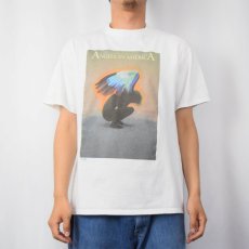 画像2: 90's ANGELS IN AMERICA USA製 戯曲プリントTシャツ M (2)