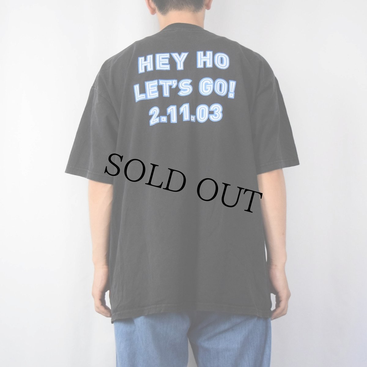 画像3: 2000's RAMONES パンクロックバンドTシャツ BLACK XL (3)