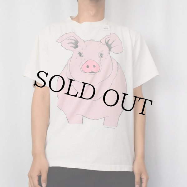 00s 年中活躍　リメイク　アメカジペイント　八分袖　ワッフルTシャツ　白 楽天市場】90s 00s ☆ おっぱい イラスト プリント Tシャツ