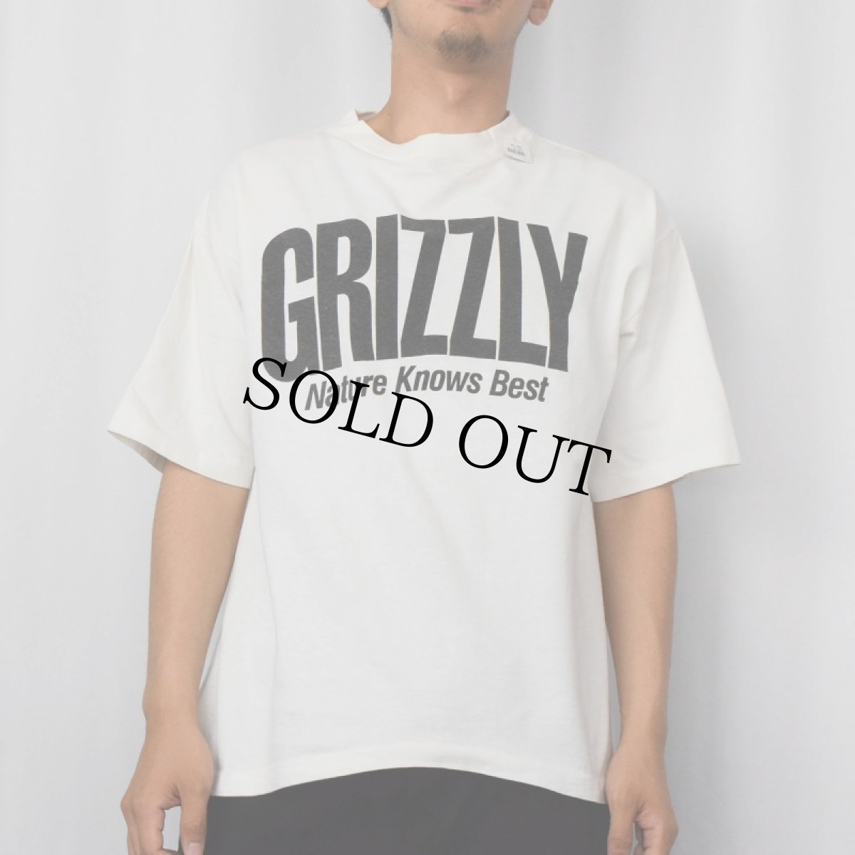 画像3: 90's WWF "GRIZZLY" くまイラストTシャツ (3)