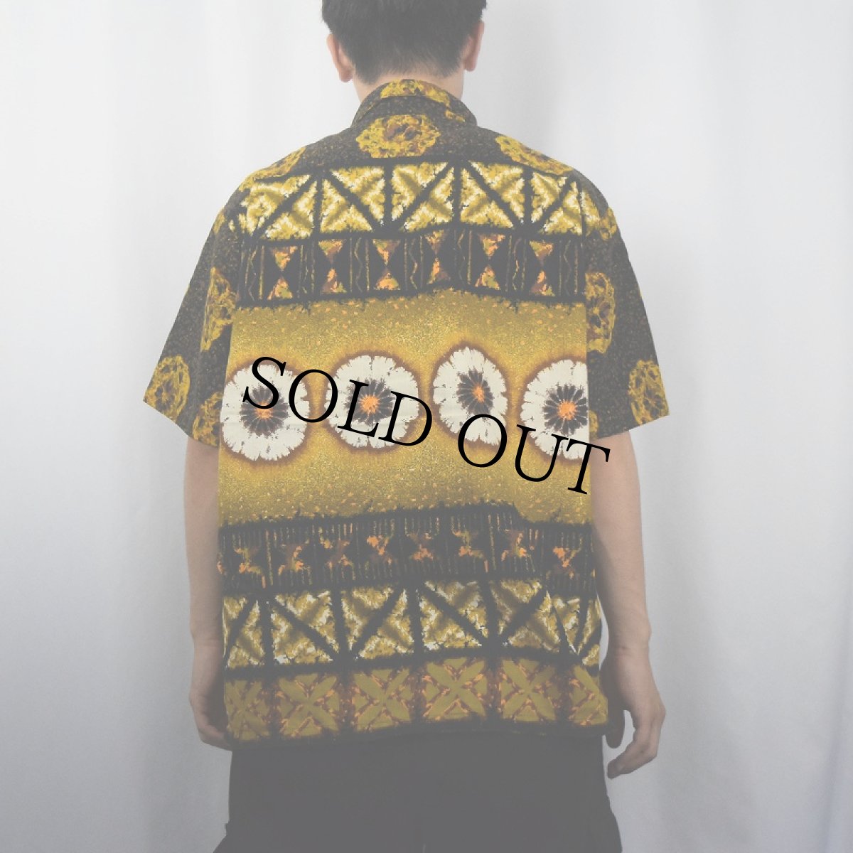 画像3: 70's Rai Nani 花柄 コットンハワイアンシャツ (3)