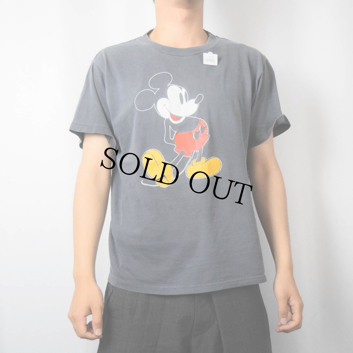 画像2: 80〜90's Disney MICKEY MOUSE キャラクタープリントTシャツ (2)