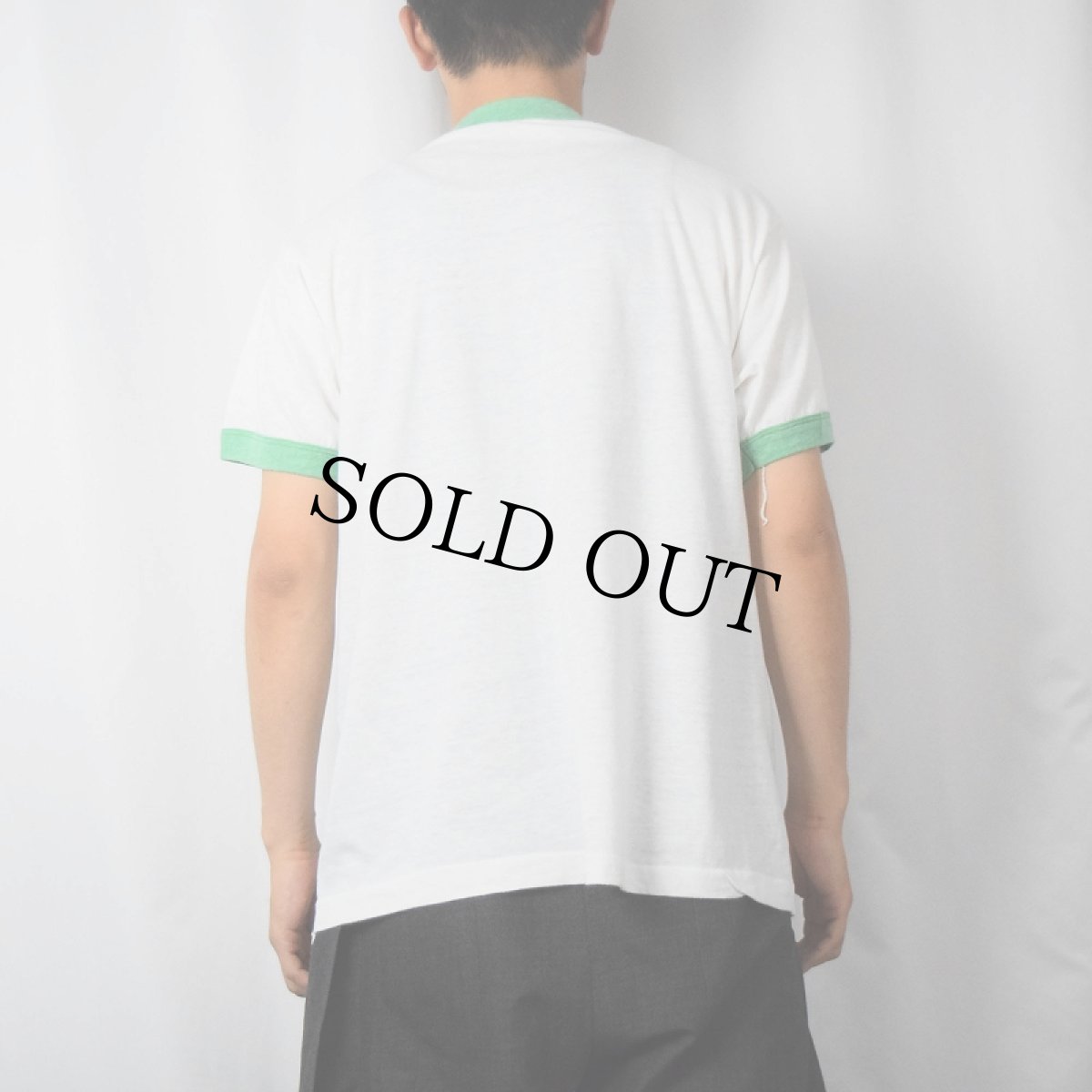 画像3: 80's USA製 "LINDENHURST TWENTY YEARS" プリントリンガーTシャツ XL (3)