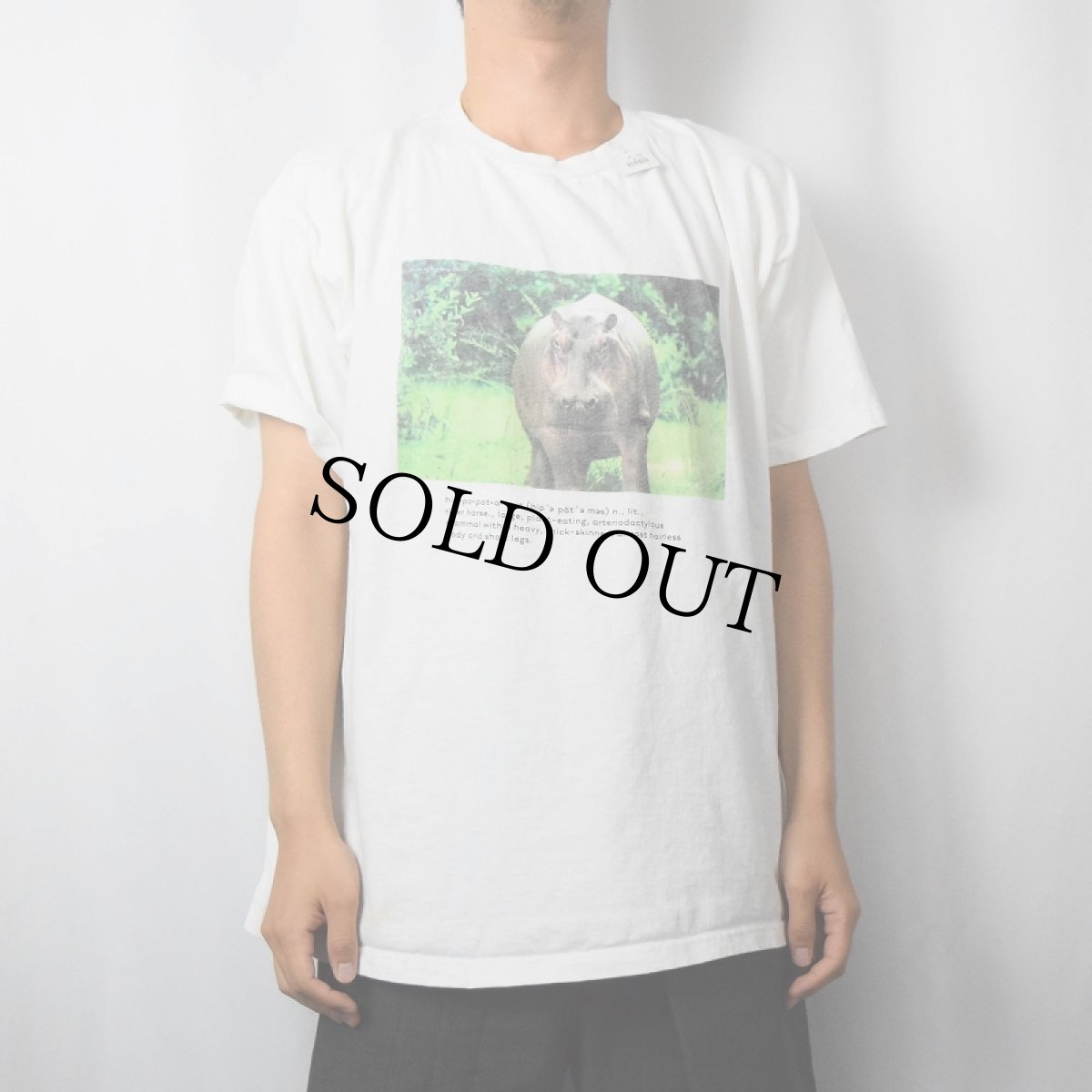 画像2: 90〜2000's カバプリントTシャツ XL (2)