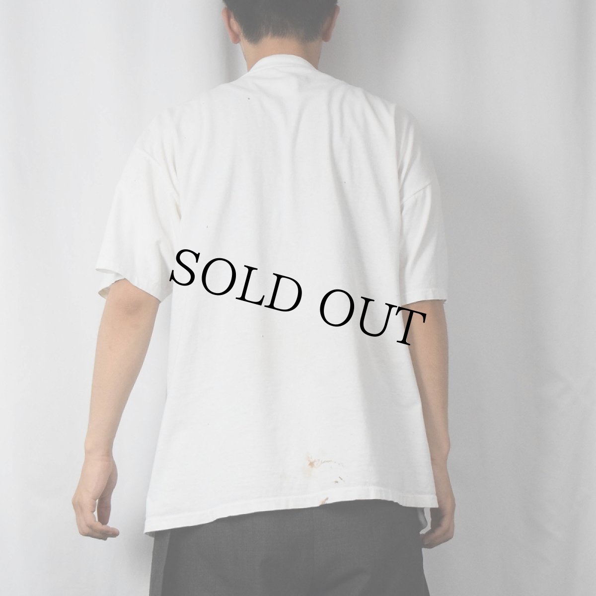 画像3: 90's "ASHBURY HAIGHT" 交差点イラスト 向日葵プリントTシャツ XL (3)