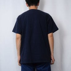 画像3: 90's Droopy Dog キャラクタープリントTシャツ NAVY L (3)