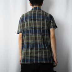 画像3: POLO Ralph Lauren "CUSTOM FIT" チェック柄 コットンポロシャツ L (3)