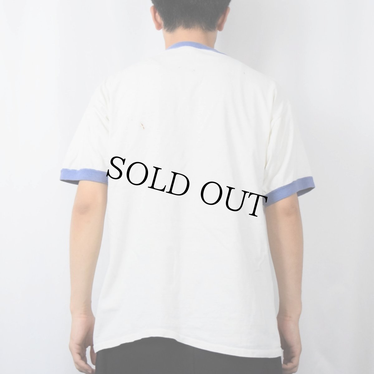 画像3: 80's BULLWINKLE USA製 キャラクタープリントリンガーTシャツ XL (3)