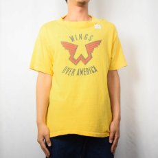 画像2: 70's WINGS OVER AMERICA ロックバンド ライブアルバムTシャツ (2)