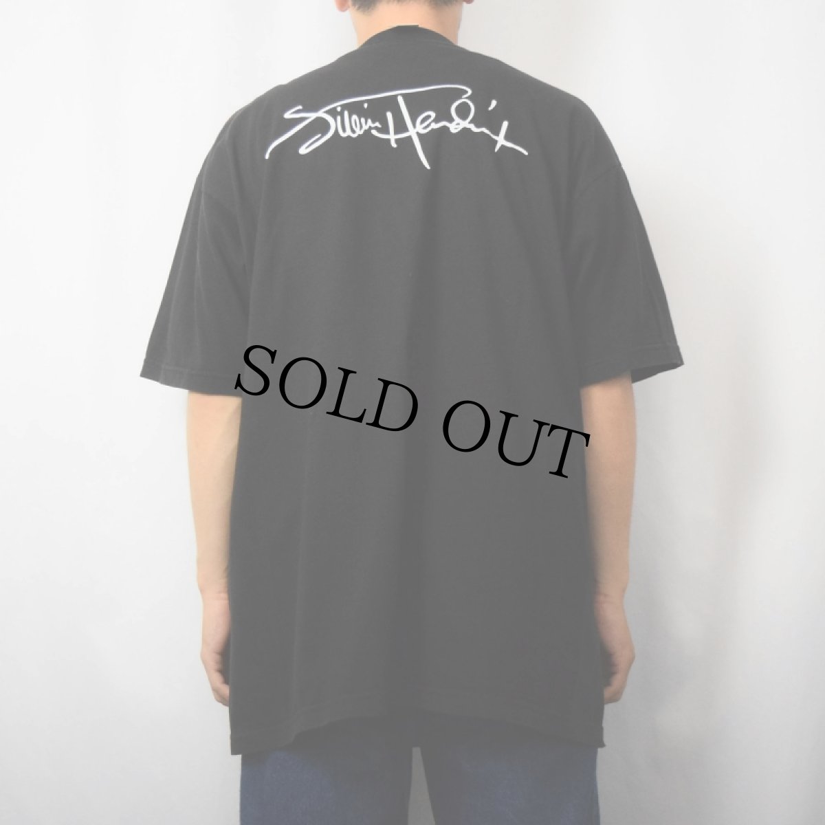 画像4: 90's Jimi Hendrix USA製 ミュージシャンプリントTシャツ BLACK XL (4)
