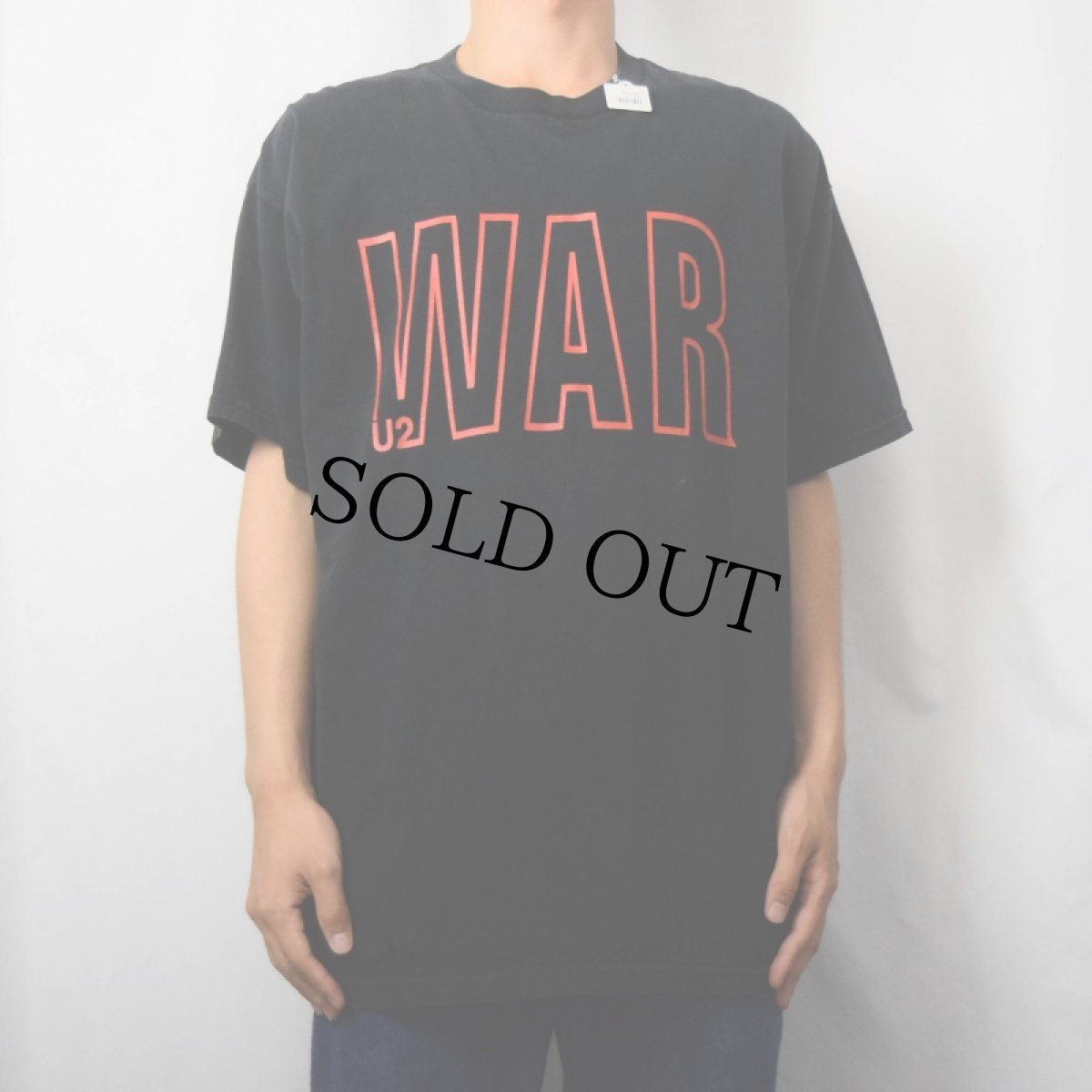 画像3: U2 "WAR TOUR" ロックバンドツアーTシャツ BLACK (3)