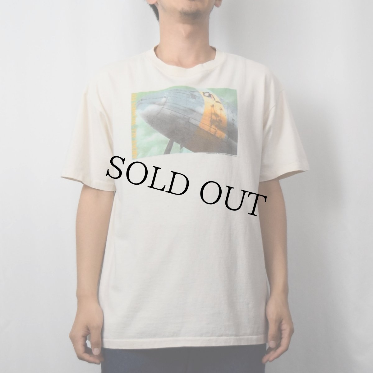 画像2: 90's ABOVE ALL~ WOMEN FLY USA製 プリントTシャツ L (2)