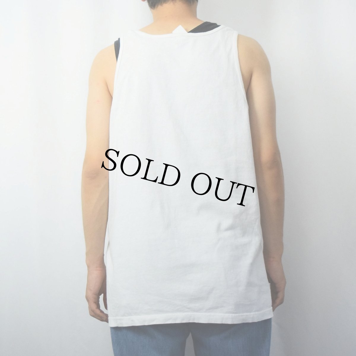 画像3: 90's Calvin Klein USA製 ロゴプリントタンクトップ XL (3)