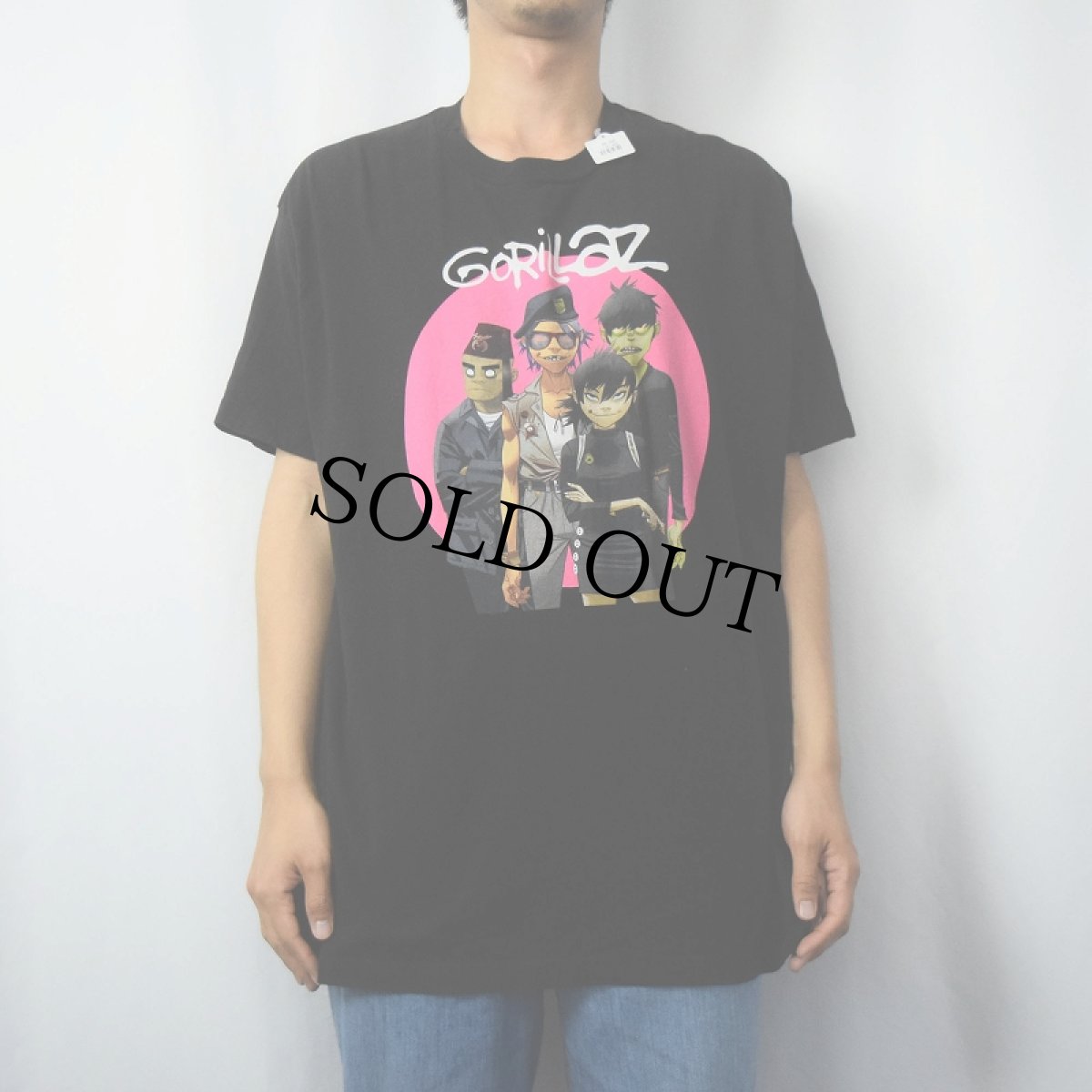 画像2: GORILLAZ ロックバンドTシャツ BLACK XL (2)
